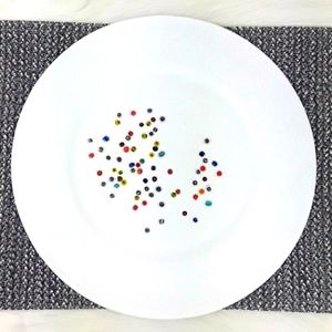 Two Yalos Murano Millefiori Plates, Set of 2